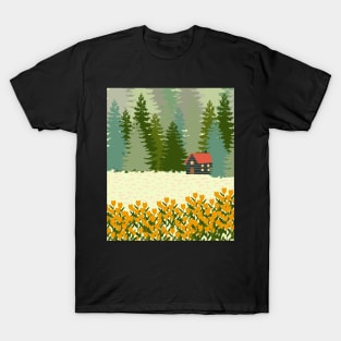 Little house in the big woods T-Shirt